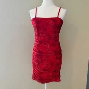 Windsor Women's Medium Red Rose Dress